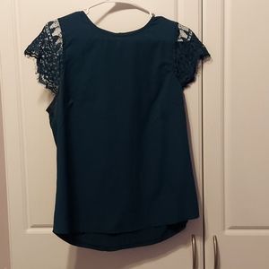 Dark teal blouse